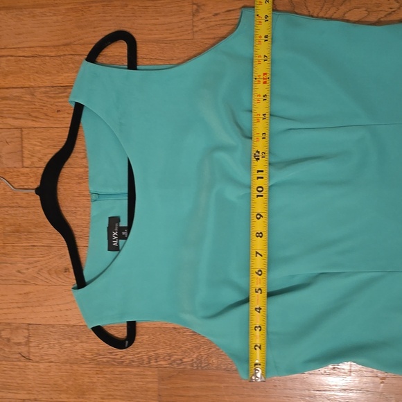 ALYX DRESS BRAND WOMEN'S PLUS SIZE MINT GREEN SLEEVELESS DRESS SIZE 16 - Picture 9 of 14